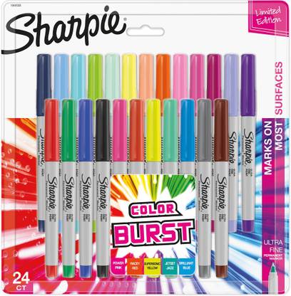 Sharpie Ultra Fine Tip Permanent Markers, Color Burst