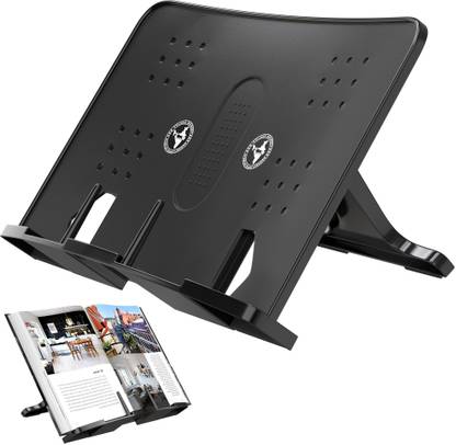 ELV DIRECT Book Stand, Portable Handsfree Reading,Book Holding Tray Mobile Holder