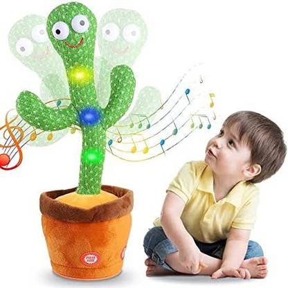SALEOFF Dancing Talking Cactus Plush Toy, Wriggle, Singing, Repeat What You Say-567