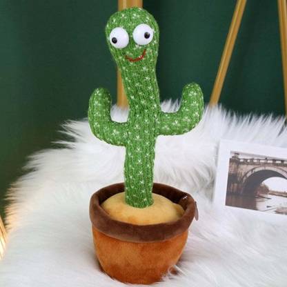 SNM97 ™Dancing, Wriggling, Singing, Recording & Double Fun Educational Cactus Toy