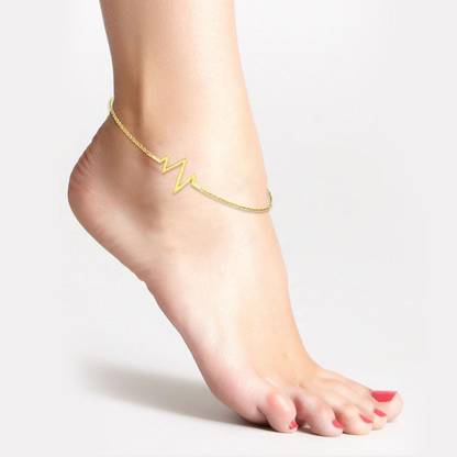 Candere by Kalyan Jewellers 14K (585) Yellow Gold Anklet Yellow Gold 14kt Anklet