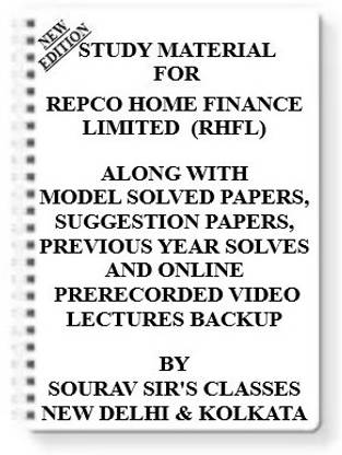 Study Material On Repco Home Finance Limited (Rhfl) [pack Of 4 Books] With Model Question Papers + Topicwise Analysis + Mcq Questions+ Special Practice Set