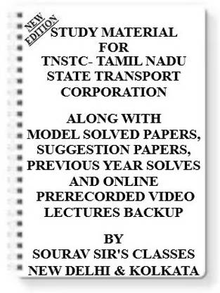 Study Material On Tnstc- Tamil Nadu State Transport Corporation [pack Of 4 Books] With Model Question Papers + Topicwise Analysis + Mcq Questions+ Special Practice Set