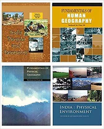 Geography NCERT Textbooks Class 11 And 12 Combo Of 4 Books