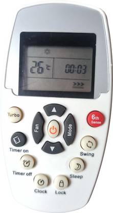Axelleindia Infrared Compatible Replacement DG11E5-05 AC Remote For Whirlpool AC Remote Controller