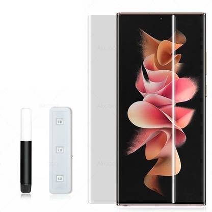 KadWaniya Edge To Edge Tempered Glass for :Samsung Galaxy S22 5G;
