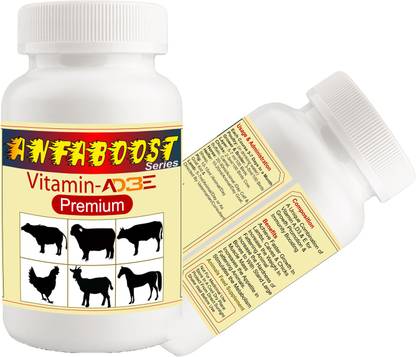 Shifa Laboratories Anfaboost Multivitamin AD3E Liquid Supplement Suitable For Cattle, Cow, Buffalo Pet Health Supplements