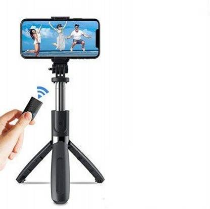AFRODIVE AD/874 XT-02 Bluetooth Selfie Stick with Remote Shutter Extendable Tripod