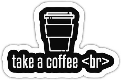 VVWV 7 cm Get A Coffem Programmer At Work Laptop Skin Trackpad Vinyl Decal Stickers Self Adhesive Sticker