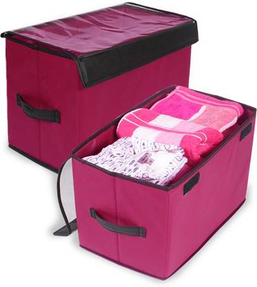 PrettyKrafts Polyester Storage Basket