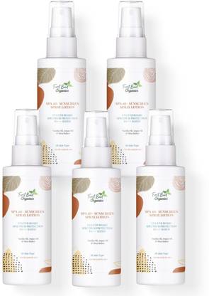 First Bud Organics Sunscreen - SPF 40+ PA+++ SPF 40+ Sunscreen Spray Lotion with UVA/UVB PA+++ Broad Spectrum, (600 ml)