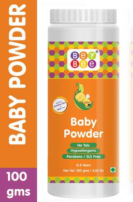 BeyBee Natural Hypoallergenic, Parabens, Talc and SLS Free Dusting Powder for Babies