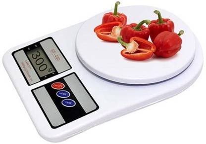 ELECTRONIC KITCHENSCALE SF-400 Kitchen Scale Battery Changeable Personal Weight Masurment Machine Weighing Scale
