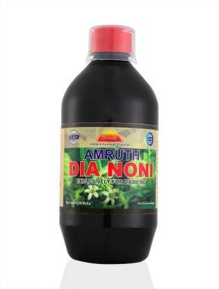 Grovel Amruth Dia Noni Syrup for Diabetes 500 ml Pack 4. Control Blood & Sugar Levels.