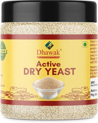 Dhawak Active Dry Yeast Powder Used for Baking, Bread, Cake, Pizza Making and Dough Yeast Powder