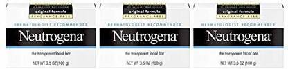 NEUTROGENA Original Fragrance-Free Facial Cleansing Bar with Glycerin
