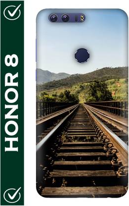 FULLYIDEA Back Cover for Honor 8, Honor 8, Railway Track Wallpaper
