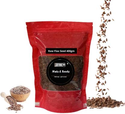 indostore99 Raw Flax Seeds, Heart Healthy Seeds For Eating Edible Flex seed Brown Flax Seeds