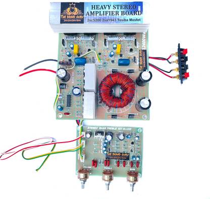Pcb And Electronics 12400w ORIGINAL 2SC5200 STEREO AMPLIFIER BOARD FOR TRACTOR WORK ON 12V DC BATERY Sound Recorder and Sound Circuit Electronic Hobby Kit