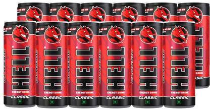 Hell Energy Classic |caffeine content, B Group vitamins Sports Drink