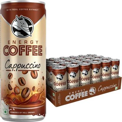 Hell Energy Coffee Cappuccino With Real Coffee Extract Energy Drink