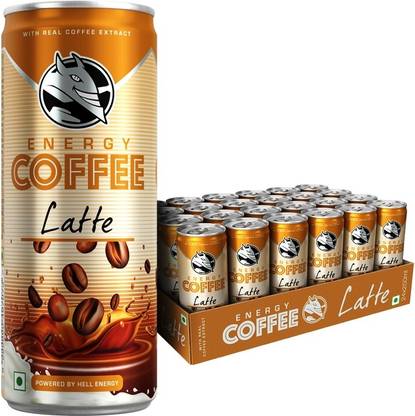 Hell Energy Coffee Latte With Real Coffee Extract Energy Drink