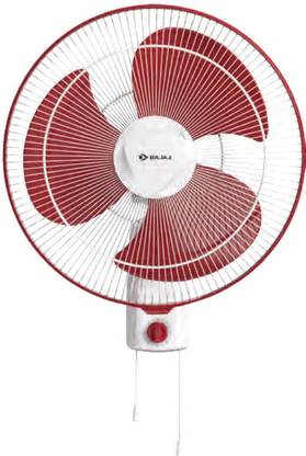 BAJAJ Rapido 400 mm Wine Red Wall Fan 400 mm 3 Blade Wall Fan