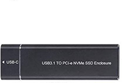 All mobile solution USB 3.1To PCI-e NVMe SSD Enclosure, NVME External Hard Drive Case (AMS-CAS-0101) 4 inch SSD External Enclosure