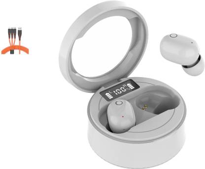 BENISON INDIA 6D Sound Effects T10 Wireless Earphone Headphones Earbuds 5.0 TWS LED Display Bluetooth
