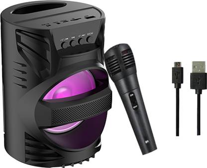 ATUSLO Karaoke Speaker With Mic Super Loud Stereo sound Micro Hi-Fi System