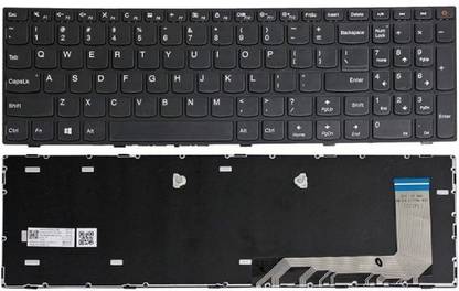 TechSonic Replacement Keyboard Lenovo IdeaPad 110-15ISK Laptop Keyboard Replacement Key
