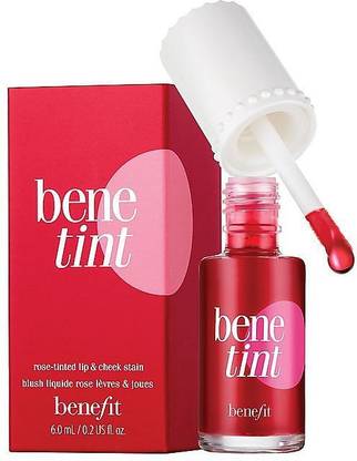Three Elements benefit cosmetics benetint rose-tinted lip & cheek stain rose pink Lip Stain