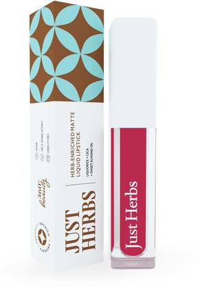 Just Herbs Creamy Matte Liquid Lipstick Long Lasting, Lightweight & Hydrating Lip Colour