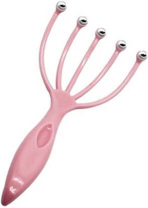 Top Select Steel Ball Head Massager With Five Finger Head Scalp Massager Roller Ball Claw for Headache Stress Relieves Stress Massager