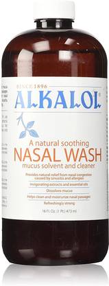Alkalol Nasal Wash - 16 fl oz Manual Nasal Aspirator
