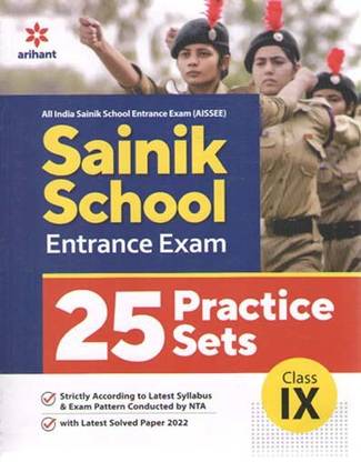 Arihant Sainik School Entrance Exam (Aissee) 25 Practic Sets Class-9 ENGLISH