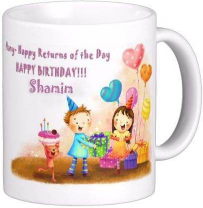 Happy Birthday Shamim Quotes 079 Ceramic Coffee Mug