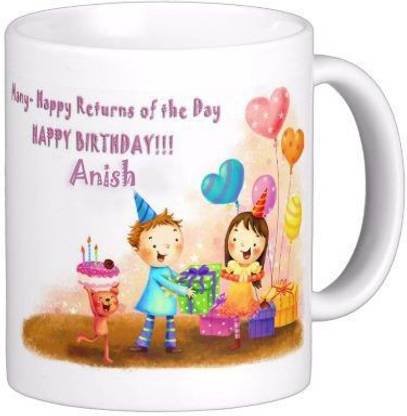 Happy Birthday Anish Quotes 079 Ceramic Coffee Mug