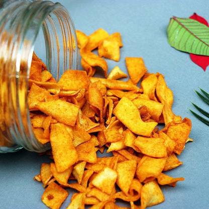 Royal foodery SOYA Chips Fiber Gluten Free Schezwan Flavour 1KG