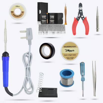 Hillgrove HGCM108M1 Electronic 11in1 Soldering Iron Kit Set with 25in1 Screwdriver Set 25 W Simple