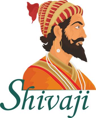 JSS DECORATIONS DESIGNS 71 cm Chhatrapati Shivaji Maharaj decal home room decor wall sticker Self Adhesive Sticker