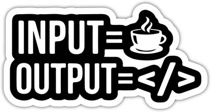 VVWV 8 cm Input Is Output Laptop Skin Decal Trackpad Vinyl Sticker Self Adhesive Sticker