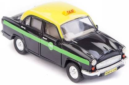 Tech Bazaar Ambassador Taxi Toy with Lightweight & Pull Back Action for Kids (1Pc)
