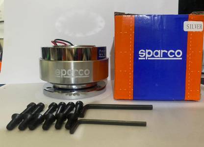 Auto MT SPARCO SILVER Steering Wheel Quick Release Boss Kit Hub Lock Joint Hub BOSS KIT Vehicle Steering Wheel For Cars