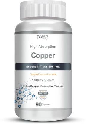 Vokin Biotech Chelated Copper Gluconate Helps Support Connective Tissues | Skin & Bone