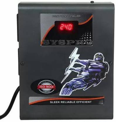 Syspro Computer Shield Plus Stabilizer for Computer, Laser Printer & Home Theatre Voltage Stabilizer