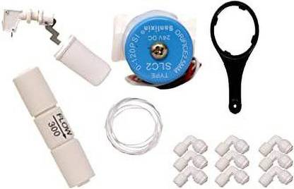 CarBunk Ro Spare Parts Kit- solenoid valve+ float valve+elbow+FR+Pipe+key Solid Filter Cartridge