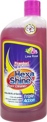 Pitambari Hexashine Disinfectant Floor Cleaner (Lime Rose Fragrance) – 500ml Lime Rose