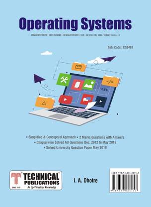 Operating Systems for AU (SEM- IV CSE/IT CBCS SCHEME REGULATION-2017)