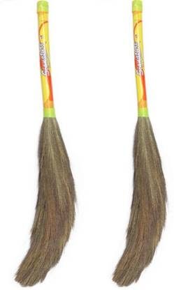 Vip tiger Signature yellow pouch 375 grams pack of 2 brooms Grass Dry Broom